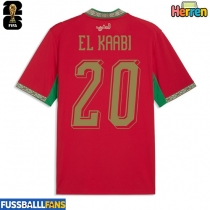 Marokko Ayoub El Kaabi #20 Heimtrikot EM 2024 Kurzarm